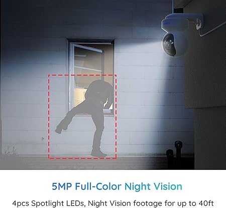 Reolink E1 Outdoor Plug-in WiFi Security Camera