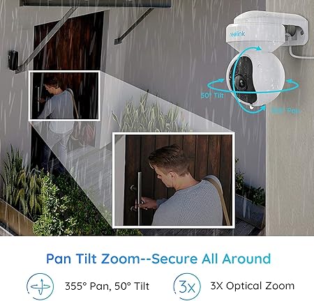 Reolink E1 Outdoor Plug-in WiFi Security Camera