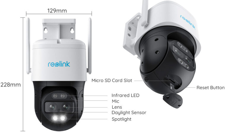Reolink TrackMix WiFi Dual-Lens PTZ Security Camera